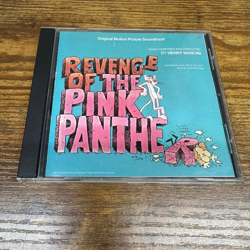 Revenge of the Pink Panther Soundtrack CD Henry Mancini EMI CDP 7 91113 2